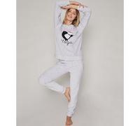 Admas Pigiama Invernale da Donna in Velluto 55842 S29