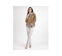 Admas Vestaglia Corta da donna invernale in pile shearling con cerniera 67257 25