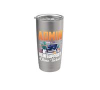 Admin Kein Support Ohne Ticket No Ticket No Support Job IT Bicchiere termico in acciaio inox doppia parete