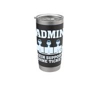 Admin Kein Support Ohne Ticket No Ticket No Support Job IT Bicchiere termico in acciaio inox doppia parete
