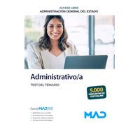 Administrativo/a de la Administración General del Estado (Acceso Libre). Test