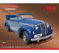 Admiral Cabriolet, WWII German Passenger Car 1:24 Plastic Model Kit ICM