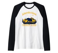 Admiralty Island Fortezza Dell'Orso Alaska Maglia con Maniche Raglan