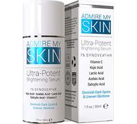 Admire My Skin Siero illuminante, trattamento iperpigmentante per macchie scure e tono della pelle irregolare, siero alla vitamina C con acido cogico, per donne e uomini, siero all'acido azelaico per