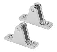 ADMYTHGB 2 Pezzi di ferramenta per Il Montaggio delle Cerniere del Bimini Top sul Ponte, Cerniere Marine per Ponte di imbarcazioni, Cerniere in Acciaio Inox 316 Resistenti alla corrosione