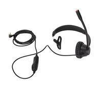 ADMYTHGB Cuffia telefonica monaurale con controllo del volume e disattivazione del microfono, cuffia aziendale da 2,5 mm per centri di call center, cuffia per la comunicazione con