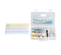 ADMYTHGB Multifunctional Electronics Screwdriver Tool Set, Precision Repair Tool Kit with 20 Steel Bits, Storage Box with Organized Compartments for Laptop PC Gaming Console