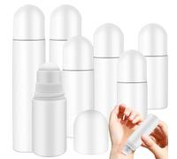 ADNEWX 7 pezzi ricaricabili Roll on bottiglia vuota, 50 80 100 ml deodorante roller da riempire per oli essenziali, crema solare, deodorante per zanzare, crema idratante