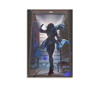 Ado Art Singer - Poster decorativo su tela, motivo: cantante dell'anime, decorazione artistica da parete, stampa su tela, poster decorativo moderno, 40 x 60 cm