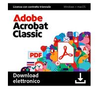 Adobe Acrobat Classic 1 utente 3 anni