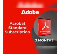 Adobe Acrobat Standard - 3 Months Subscription Key - GLOBAL