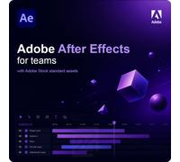 Adobe After Effects for Teams with Adobe Stock Standard Assets 10 - 49 Utente/i