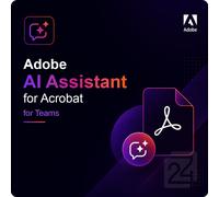 Adobe AI Assistant for Acrobat for teams Corporate 1 - 9 Utente/i