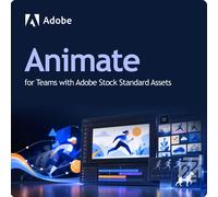 Adobe Animate for Teams with Adobe Stock Standard Assets 100+ User