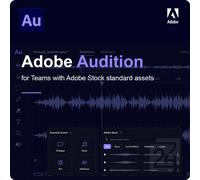 Adobe Audition for Teams with Adobe Stock Standard Assets 50 - 99 Utente/i