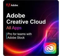 Adobe Creative Cloud All Apps with Adobe Stock for teams Gouvernment (GOV) 10 - 49 User