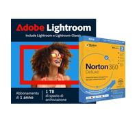 Adobe Creative Cloud Lightroom | 1 anno | 1 utente | 1000 GB di archiviazione cloud