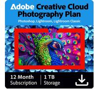 Adobe Creative Cloud Photography Plan 1 TB 1 Anno