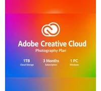 Adobe Creative Cloud Photography Plan - 1TB Cloudstorage Subscription (3 Months / 1 PC) key - GLOBAL
