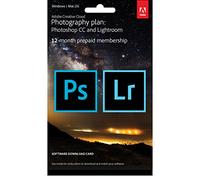 Adobe Creative Cloud Photography plan 20GB: Photoshop + Lightroom | 1 Year | PC/Mac | Key Card & Download