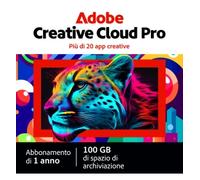 Adobe Creative Cloud Pro | 2 Installazioni | Licenza annuale | L'ultima versione