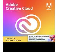Adobe Creative Cloud Pro Studenti | 2 Installazioni | 1 anno | 100 GB di spazio di archiviazione cloud