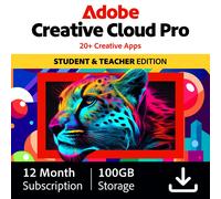 Adobe Creative Cloud Pro - Versione per studenti e insegnanti 100GB - 1 utente - 1 anno - (Windows/Mac)