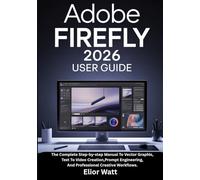 Adobe Firefly 2026 User Guide: Master Ai Image Generation - The Complete Step-By-Step Manual To Vector Graphics, Text To Video Creation, Prompt Engineering, And Professional Creative Workflows.