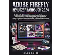 ADOBE FIREFLY BENUTZERHANDBUCH 2026: Ein Schritt-für-Schritt-Leitfaden mit illustrierten Anleitungen zu kommerzieller KI-Kunst, Vektorgrafiken, ... und professionellen kreativen Arbeitsabläufen