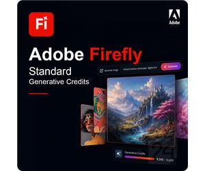 Adobe Firefly Standard Generative Credits 10 - 49 Utente/i 50000 Monthly Generative Credits for Teams