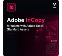 Adobe InCopy for teams with Adobe Stock standard assets 10 - 49 Utente/i