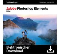 Adobe Photoshop Elements 2026 | 3 anni | 1 dispositivo │ 1 utente │ PC/Mac│...