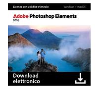 Adobe Photoshop Elements 2026 | Aggiornamento a Elements 2026 | 1 Utente - 2 Installazioni | Mac
