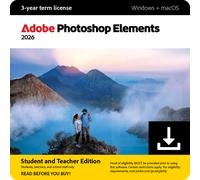 Adobe Photoshop Elements 2026 - EDU/GOV Gouvernment (GOV) 1 - 9 Utente/i