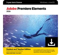 Adobe Premiere Elements 2026 - EDU/GOV Gouvernment (GOV) 100+ Utente/i
