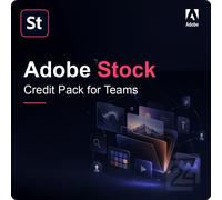 Adobe Stock Credit Pack for Teams 100+ Utente/i 5 Credit Pack
