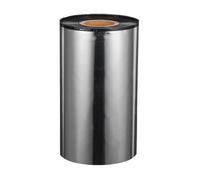 ADOCARN 1 rotolo di etichette per stampa termica, nastro di trasferimento termico in cera per aziende di stampa di etichette con codici a barre, reparti di spedizione, accessori, 110 mm x 300 m