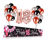 ADOCARN 1 Set Decorazioni per Compleanno con Palloncini Regolabili e Eleganti Kit Versatile per Compleanni e Celebrazioni Età