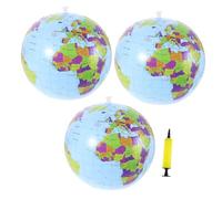 ADOCARN 1 Set Gonfiabile Pieghevole Globo per Strumento Educativo per Insegnare Geografia per Feste Estive Piscina e Decorazioni per Casa e Ufficio Colore Casuale