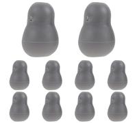 ADOCARN 10 Pezzi Tappi le Orecchie Stetoscopio Auricolari di Ricambio in Silicone Grigio, Piccoli Auricolari per Infermieri, Medici e Studenti di Medicina, Facili da Installare