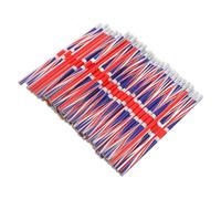 ADOCARN 100 Pezzi Matite Colorate Piccole e Leggere in Legno Design a Bandiera Uk, Comode da Impugnare per Studenti e Insegnanti, per Scuola e Ufficio