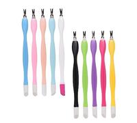 ADOCARN 15pezzi Strumenti Professionali Per Manicure Fork Per Cuticole Rimuovi Morta Strumenti Manicure Portatili Per Uso Domestico e Professionale