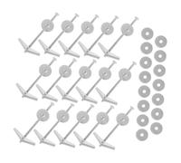 ADOCARN 15sets Kit Di Dadi Ad Alette e Bulloni Ginocchiera Per Oggetti Pesanti Ancoraggi Per Cartongesso Fissaggio Vite Per Pareti Cavi Accessori Per Installazioni Robuste