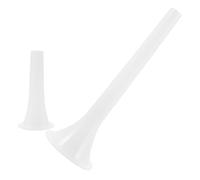 ADOCARN 2 Pezzi Imbuto in Plastica Bianco per Salsiccia Riempimento Regolare e Preciso, Accessorio per Tritacarne per Cucina e Preparazione Artigianale di Salsicce