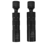 ADOCARN 2 Pezzi Set di Bussole per Candele Magnetiche 14mm e 16 Mm