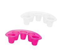 ADOCARN 2 Pz Ciotola Pompa Kit Smalto Gel Spatola Salviette Antipolvere Per Unghie Solvente Per Smalto Gel Distributore Premere Le Unghie Kit Manicure Forniture Unghia Abbagliare Plastica