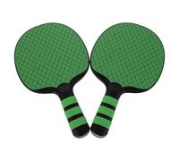 ADOCARN 2 racchette da ping pong per principianti - Racchetta da ping pong per esterni per allenamento e divertimento in famiglia - Accessori essenziali per giocatori di verde