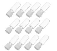 ADOCARN 20 flaconi da viaggio ricaricabili: dispenser ermetico in vetro per lozione e crema da 2 ml - mini barattoli in vetro con coperchio in plastica - flacone da viaggio per la cura della pelle e