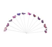 ADOCARN 20 Pezzi Decorazioni Farfalle Artificiali da Colorate e Realistiche per Matrimonio e Feste Ornamentazioni per Vasi e Resistenti