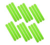 ADOCARN 25 Pezzi Spatola Raschietto Per La Bocca Strumenti Di Miscelazione Degli Esperimenti Spatole Mediche Stick Di Miscelazione in Pvc Strumenti Di Agitazione in Resina Verde Plastica